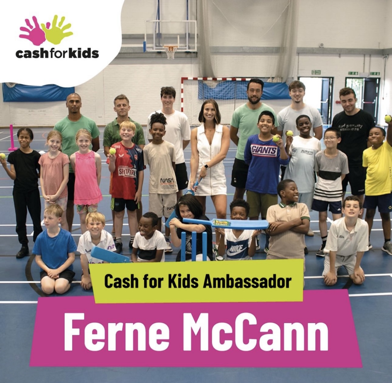 Ferne McCann becomes Cash for Kids Ambassador